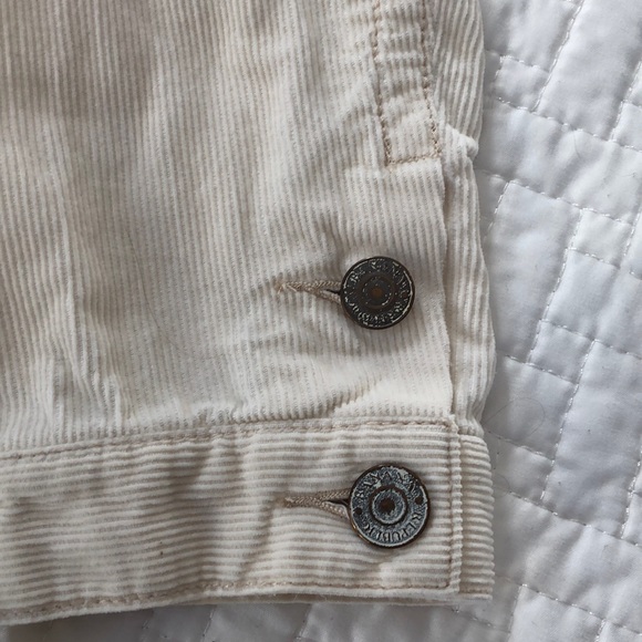 EUC Banana Republic Cream Cotton Corduroy Jacket - Picture 4 of 9